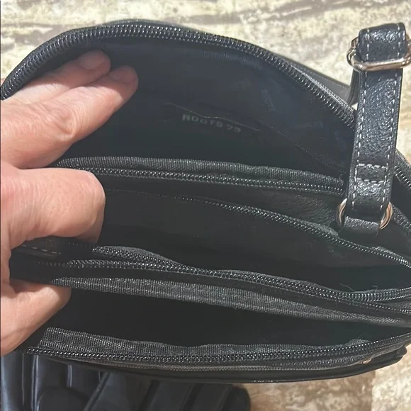 Roots 73 Gray Crossbody Bag - Picture 2 of 4